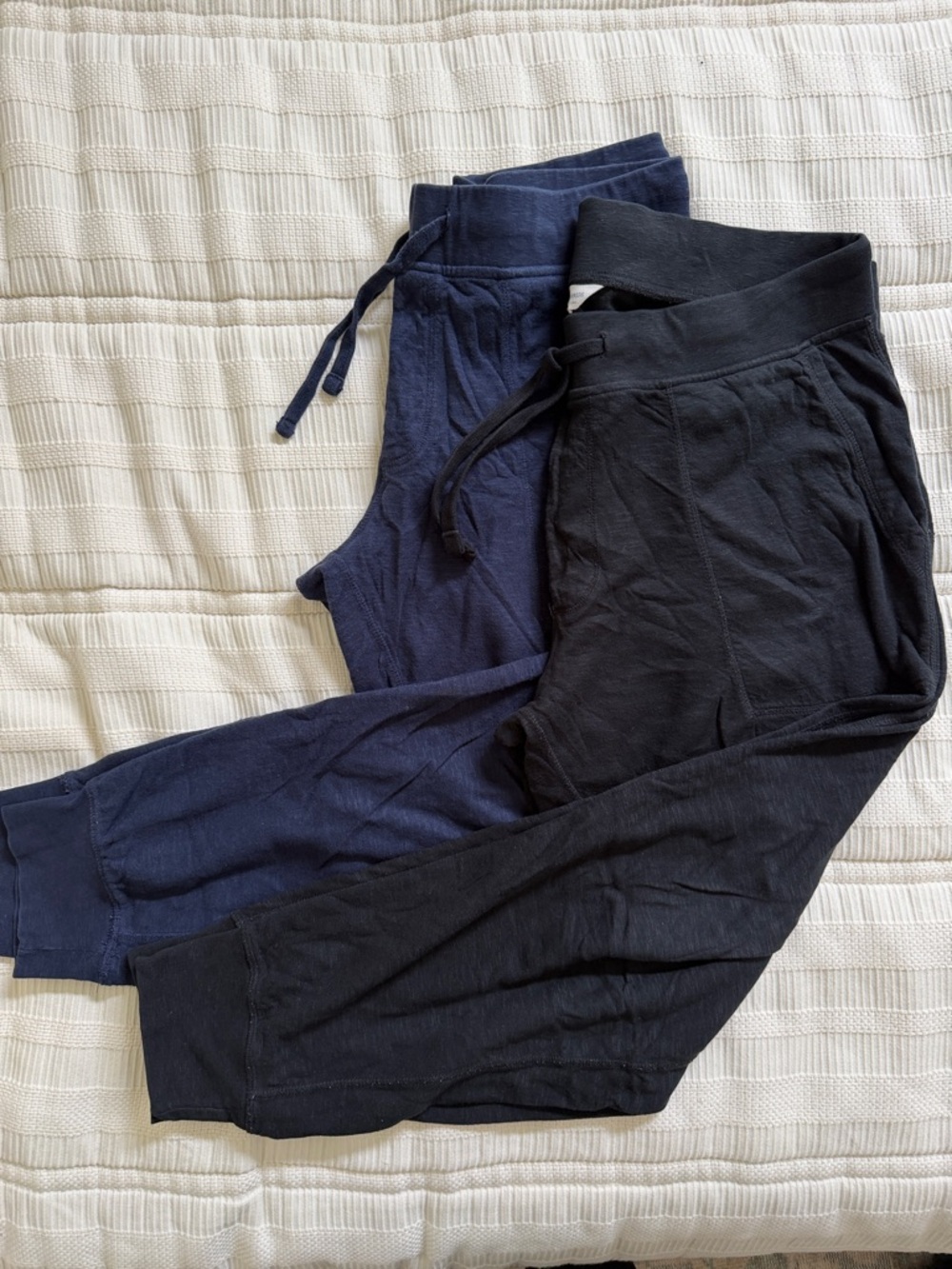 J. Crew Navy and Black Men's Jogger Sweatpants